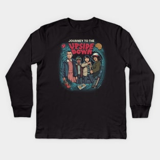 Journey To The Upside Down Kids Long Sleeve T-Shirt